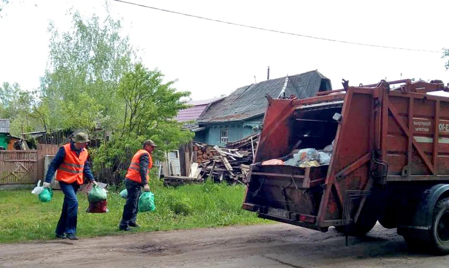 Вывоз мусора из частного дома в Нижнем Тагиле в октябре