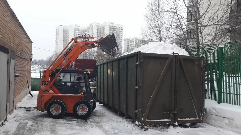 Вывоз снега контейнерами в Нижнем Тагиле — цена от 3331 руб., заказать контейнер для снега в ПроМусор